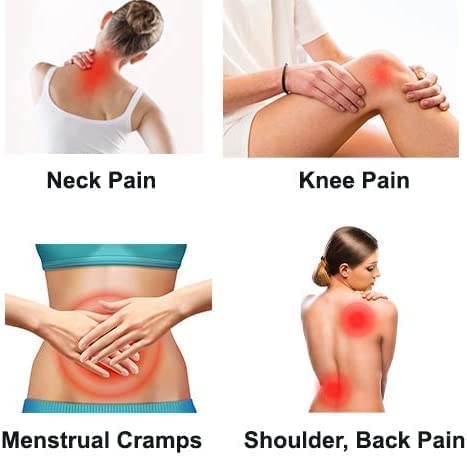 Electric Hot Pillow for Pain Relief | Heating Pad for Neck, Back & Shoulder